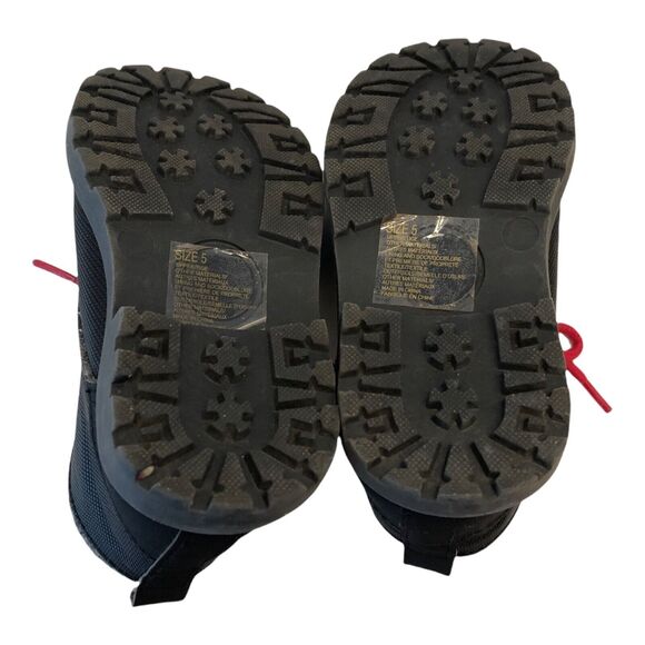 Crazy 8 Toddler Shoes Boy Size 5 Black Ankle Boots - Picture 10 of 11